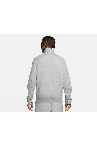 Nike Γκρι ανδρικά φούτερ - M Nk Tch Flc Hz FB7998-063 Καθημερινή χρήση