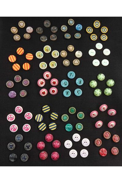 Elitt Karma Bebek Düğmesi 100 Adet ( 4 )