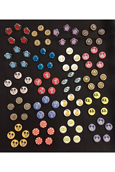 Elitt Karma Bebek Düğmesi 100 Adet ( 5 )