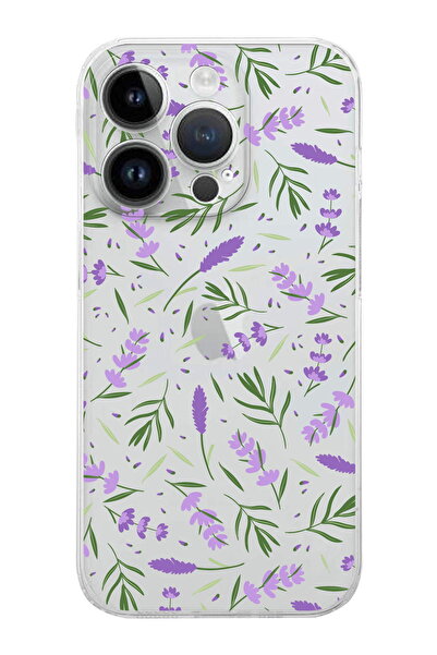 PrintiFy iPhone 14 Pro Max ile Uyumlu Water Color 3  Kamera Korumalı Şeffaf  ...