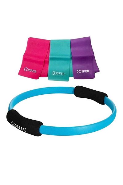 Cosfer Csf-pcset4t Pilates Δαχτυλίδι και Pilates Ταινία
