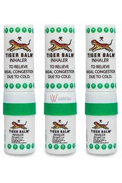 WEHHLER Tiger Balm Inhaler (+Yağ) 2 in 1 (Yeni tarihli ürün) 3 Adet