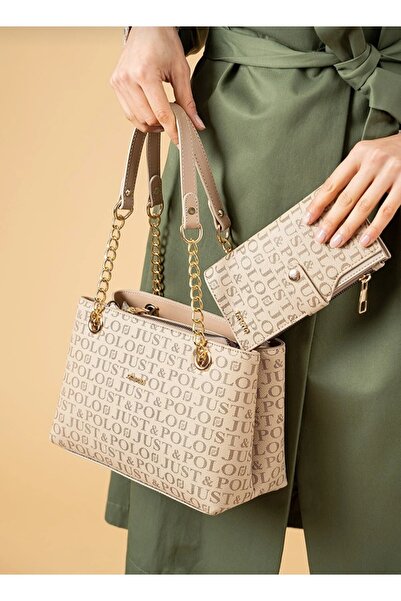 Just Polo حقيبة يد وكتف نسائية أصلية من Justpolo