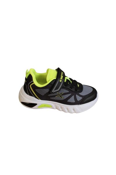 Kinetix KINETIX Boys' Lighted Velcro Sneakers - Black Navy Blue, Comfortable Sole, 26-30 Model