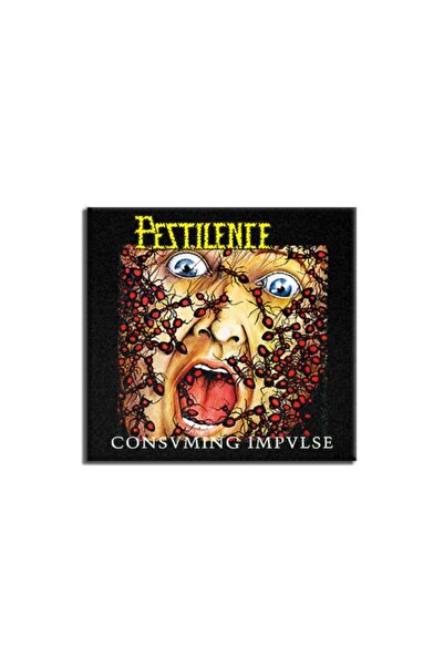 Beam Dijital Pestilence Consuming Impulse Album Arma Peç Patch Patch