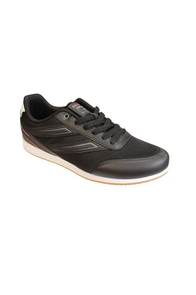 Kinetix Men's White Sneakers - KINETIX, Mesh and Laces, Flat Sole