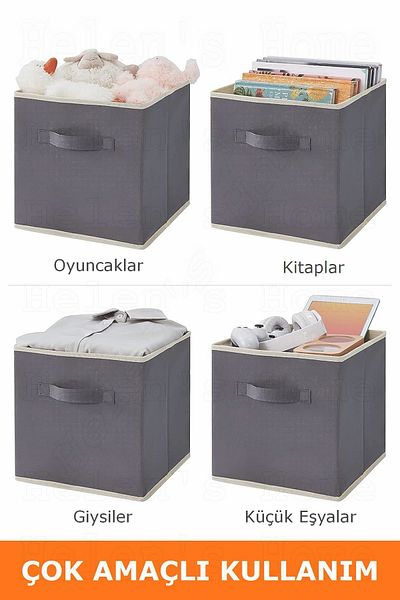 Helen's Home Under Cabinet Laundry Toy Organizer Storage Box Organizer Without Lid 30x30x30 Cm 1 Piece
