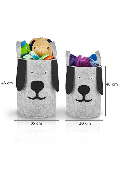 Helen's Home Набір з 2 дитячих кімнат для дитячої кімнати Органайзер для зберігання іграшок Кошик для зберігання іграшок