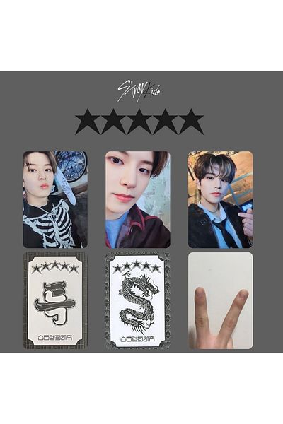 Kpop Dünyasi مجموعة أجهزة الكمبيوتر الشخصية Stray Kids Seungmin "5 Star".