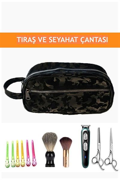 Helen's Home Organizator de produse de bărbierit în valiză Organizator de valiză pentru bărbierit și geantă de călătorie