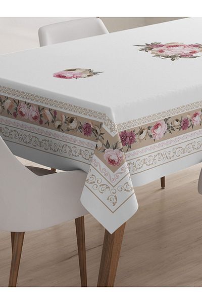 Viadela Floral Aesthetic Practical Tablecloth 160 X 220