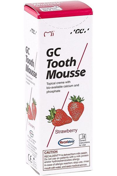 Napure Gc Tooth Mousse Dental Enamel Protective Care Cream Paste Strawberry 40 Gr