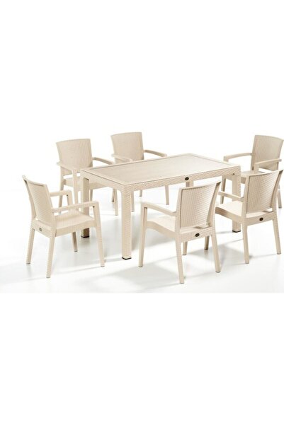 Novussi Liverno Camlı Set Cappicino