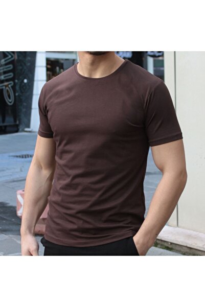 Wipeout Μπλουζάκι Unisex Brown Crew Neck Slim Fit
