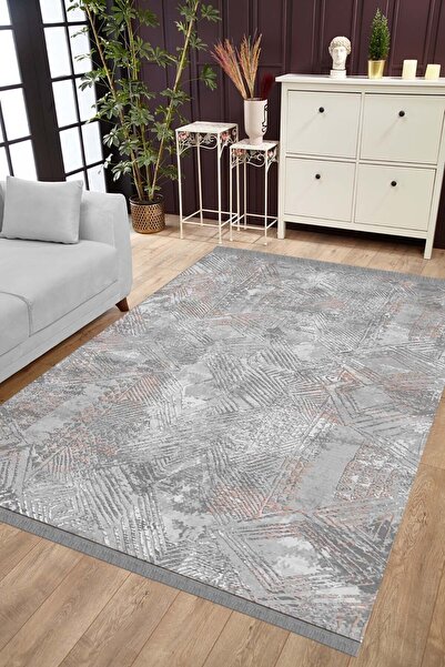 ALAADDİN CARPET Sonsuz Desen Dijital Baskı Yıkanabilir Kaymaz Taban Leke Tutm...