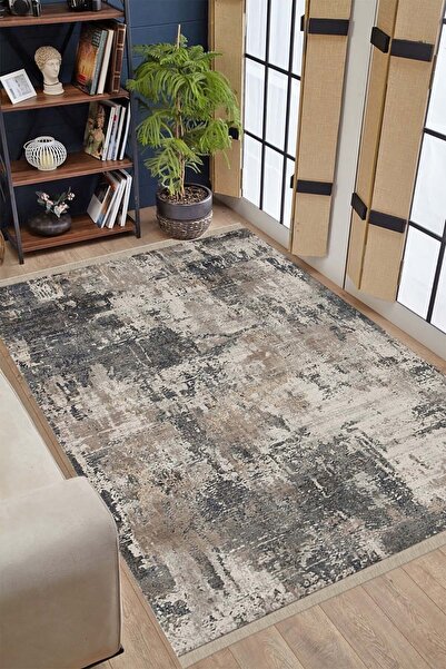 ALAADDİN CARPET Sonsuz Desen Dijital Baskı Yıkanabilir Kaymaz Taban Leke Tutm...