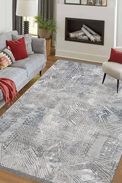 ALAADDİN CARPET Sonsuz Desen Dijital Baskı Yıkanabilir Kaymaz Taban Leke Tutm...