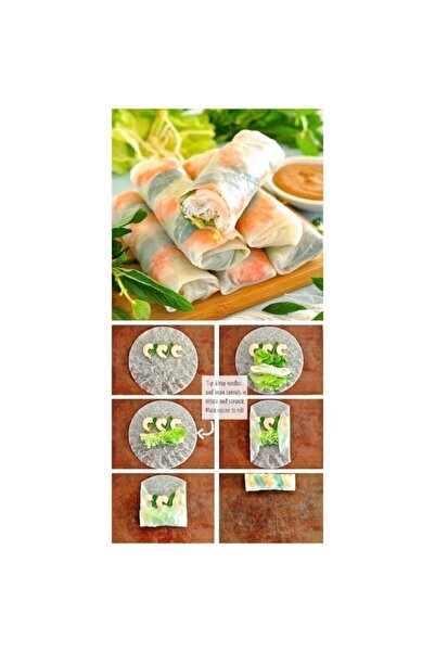 Real Thai Pirinç Yufkası - Rice Paper 22cm 100 gr 3 Adet