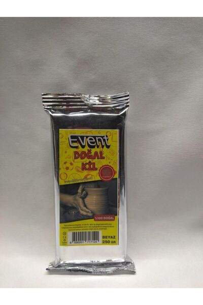 EVENT Doğal Kil Seramik Hamuru 250 gr Beyaz Seramik Hamuru Kil