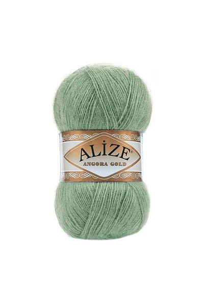 Alize Angora Gold 852 Χρώμα Πράσινο Τσάι Πλεκτό Χέρι - 1 Τεμάχιο