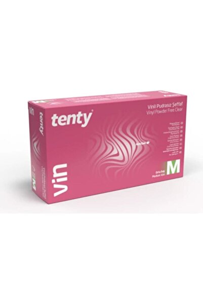 Tenty Vinil Pudrasız Şeffaf Eldiven