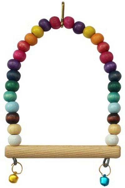 Captain's Beaded Swing Bird Toy