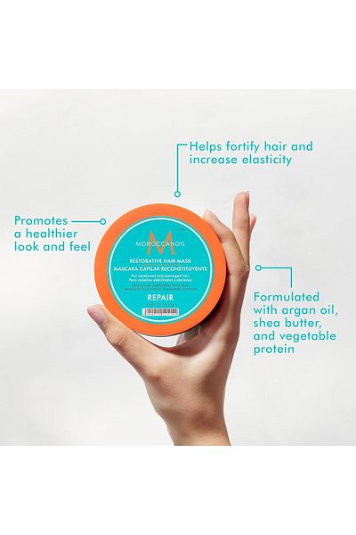 Moroccanoil REPAIR Protein Hair Mask - Vitamin E, Elasticity Providing, 250ml 26BEAUTYSECRETS