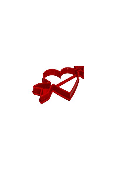 Tesseract Heart Dough Shaper - Arrow Design