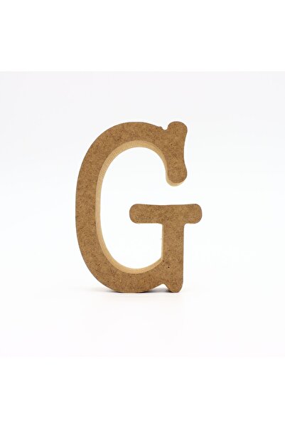 na neşeli ahşap HRFG10 10 Cm Ahşap G Harfi Dik Durabilir Harf Seçimli Özel Gü...