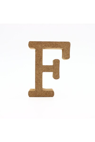 na neşeli ahşap HRFF10 10 Cm Ahşap F Harf , Dik Durabilr . Harf Seçimli Özel ...