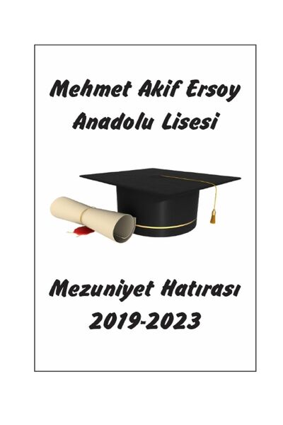 Genel Markalar Kişiye Özel Ahşap Mezuniyet Hatırası Magnet (10 Adet)