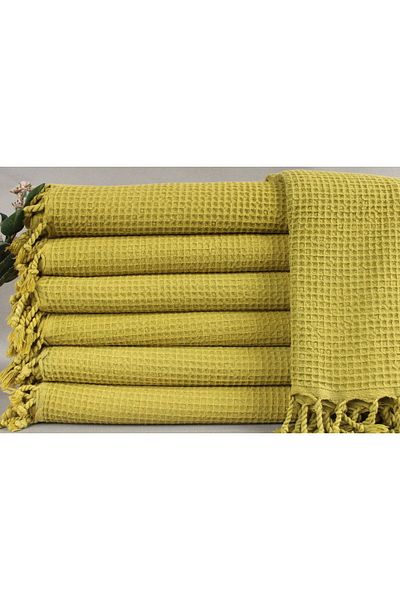 Kayra Export Pistachio Green 170x230 Decorative Pique - Cotton Covered