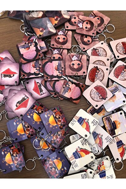 hemdemhediyelik سلسلة مفاتيح القدس الفلسطينية (10 قطع)