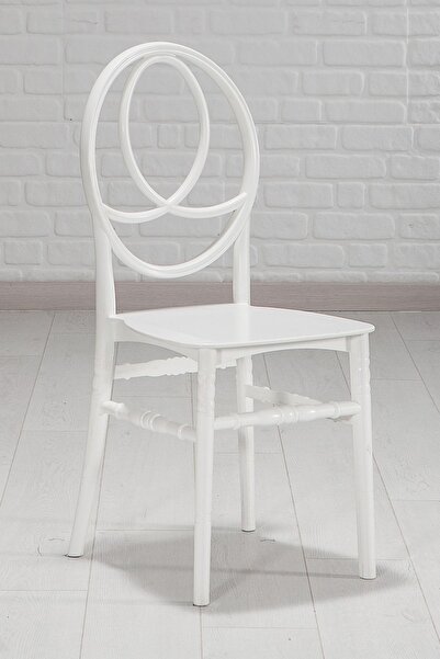 SANDALİE 6 Adet Phoenix Beyaz Sandalye / Balkon-bahçe-mutfak