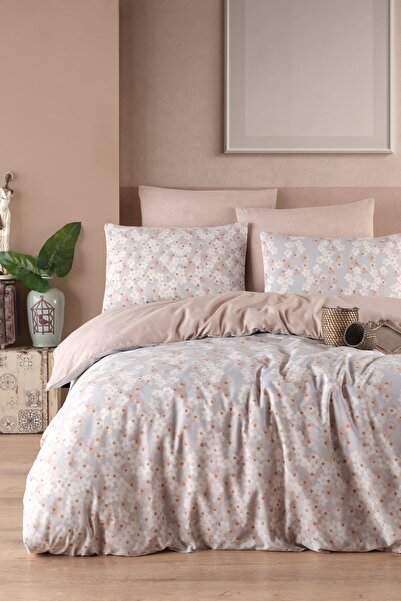 Enlora Home Mature Nevresim Seti Çift Kişilik Piti Yaprak Rose