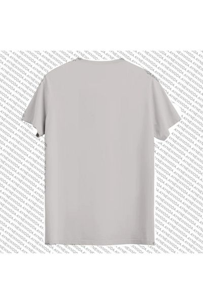 aynewmoda Oversize Cat Printed T-Shirt