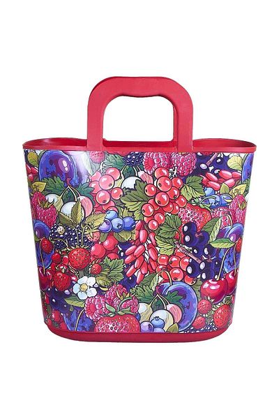 QUTU Berries Patterned Beach and Handbag - Hand Bag