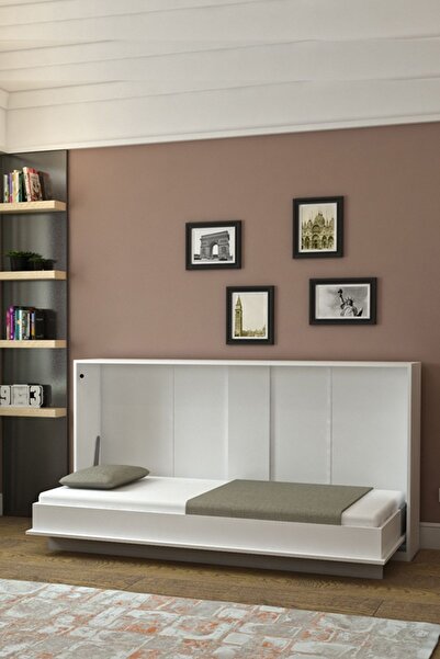 Gaysan Mobilya Tek Kişilik Yan Açılır Duvar Yatağı