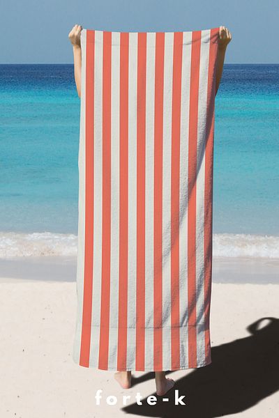 Fortek Home 2 Pack Oversize Beach Towels - 75*150 cm (Summer)