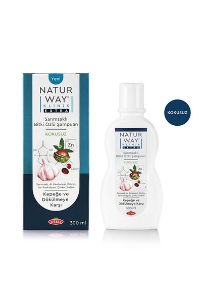 Otacı Naturway Clinic Extra Intensive Anti-Dandruff and Anti-Spill Garlic Shampoo