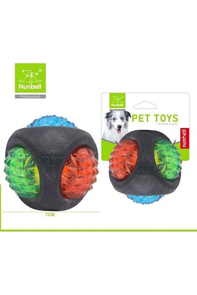 Nunbell 7 cm Lighted Dog Toy Ball