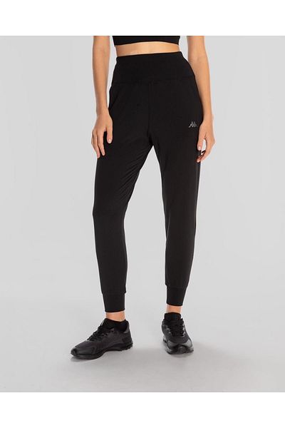 Kappa Sirem Black Women's Sweatpants - Regular Fit 361P6Uw005