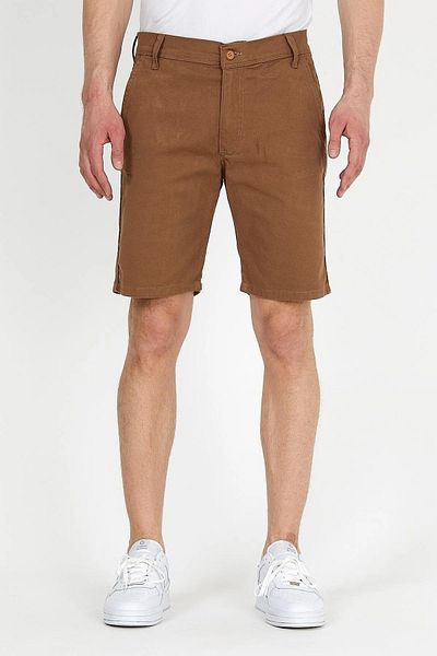 DAMGA JEANS Къси къси панталони от ликра, Camel
