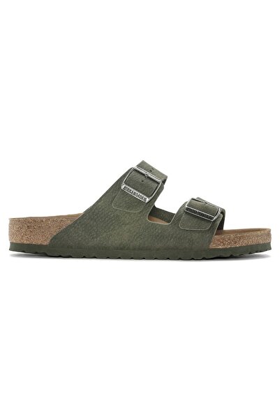 Birkenstock Papuci verzi pentru bărbați Arizona Desert Dust Vegan