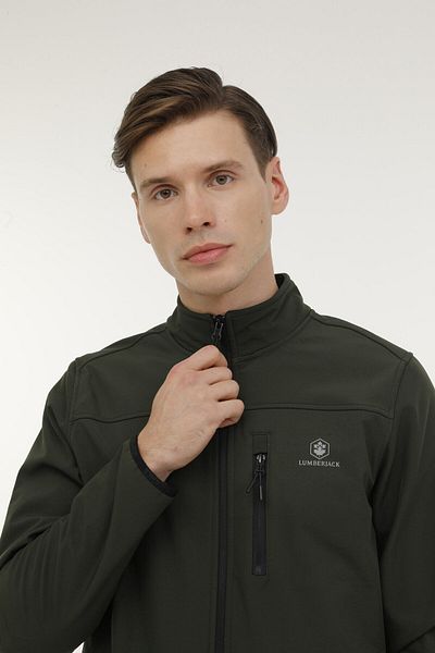 lumberjack Ανδρικό Softshell ML SOFTSHELL TRCK TOP 3PR Khaki
