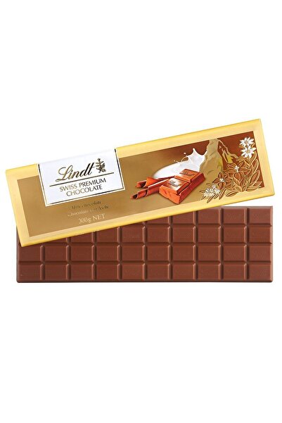 Lindt Swiss Milk Sütlü Çikolata 300 Gr Tablet Isviçre Çikolatası