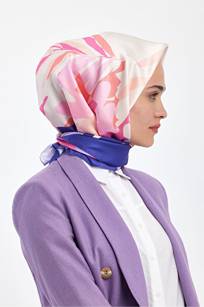 Scarf Desenli Baskılı Tivil Eşarp Dal Desen