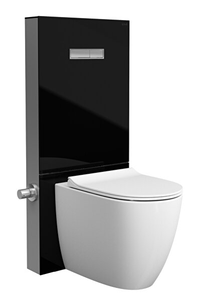 VitrA Vitrus Duvar Önü Cam Rezervuar, Duvara Tam Dayalı Yerden Klozetler için...