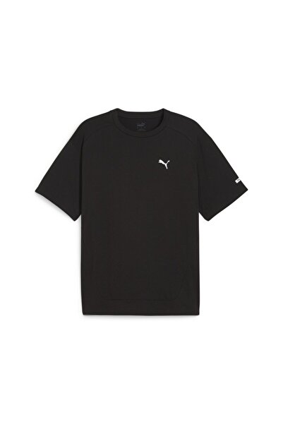 Puma Rad/Cal Men's Black Round Neck T-Shirt
