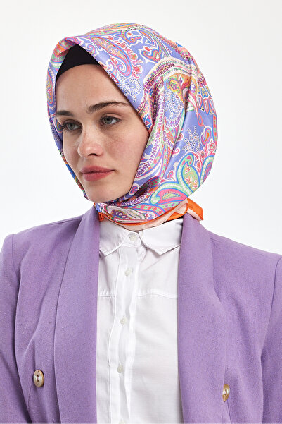 Scarf Desenli Baskılı Tivil Eşarp Şal Desen